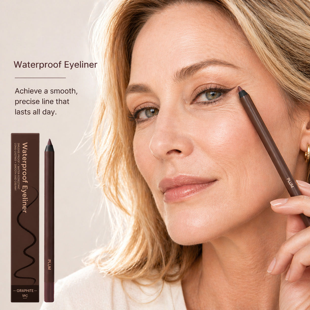The Hours Dissolve. The Line Remains. 24HR Waterproof Eyeliner