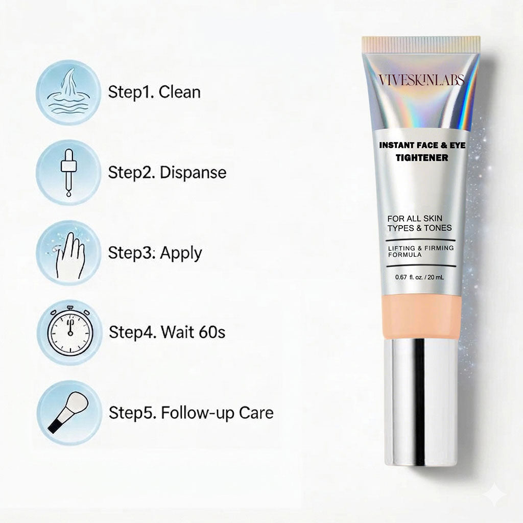 Viveskinlabs Instant Face Temporary Tightener – Instant visible results in 60 seconds