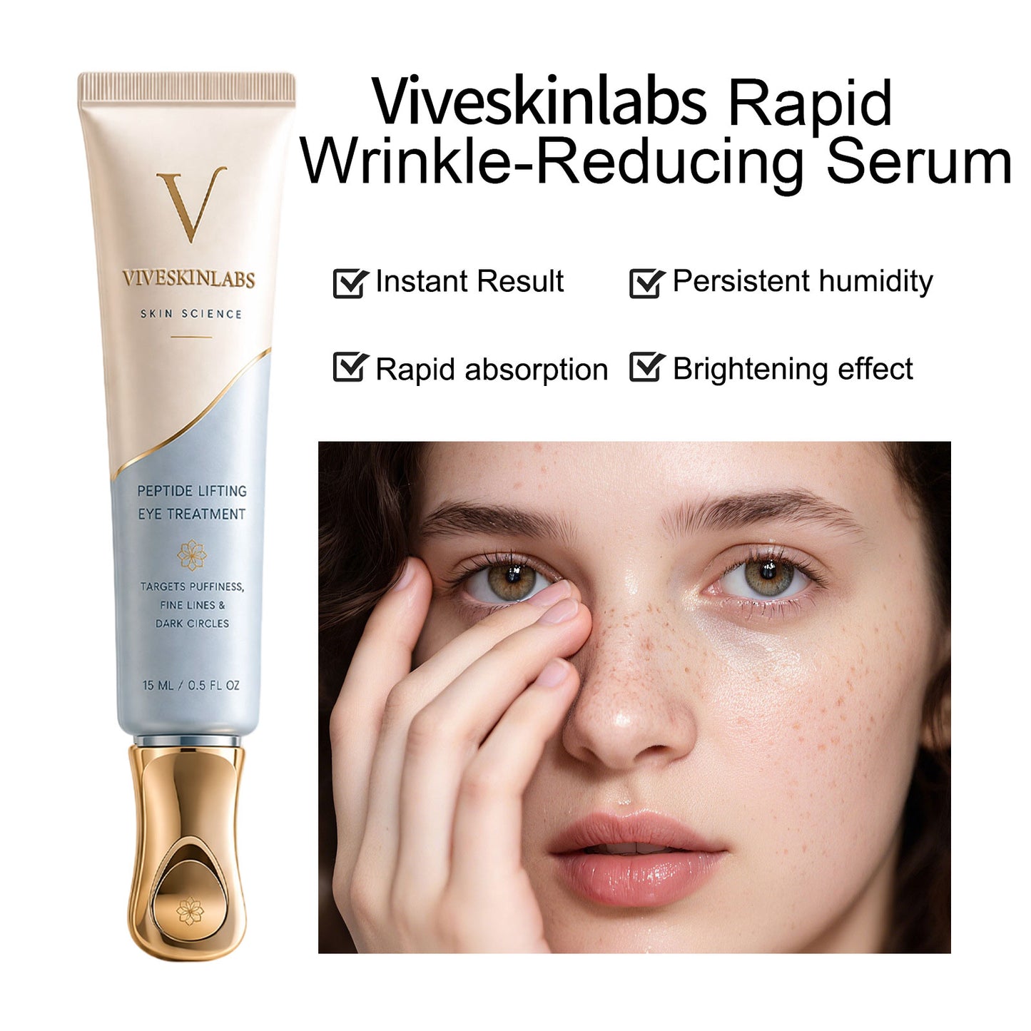 Viveskinlabs Instant Face Temporary Tightener – Instant visible results in 30 seconds