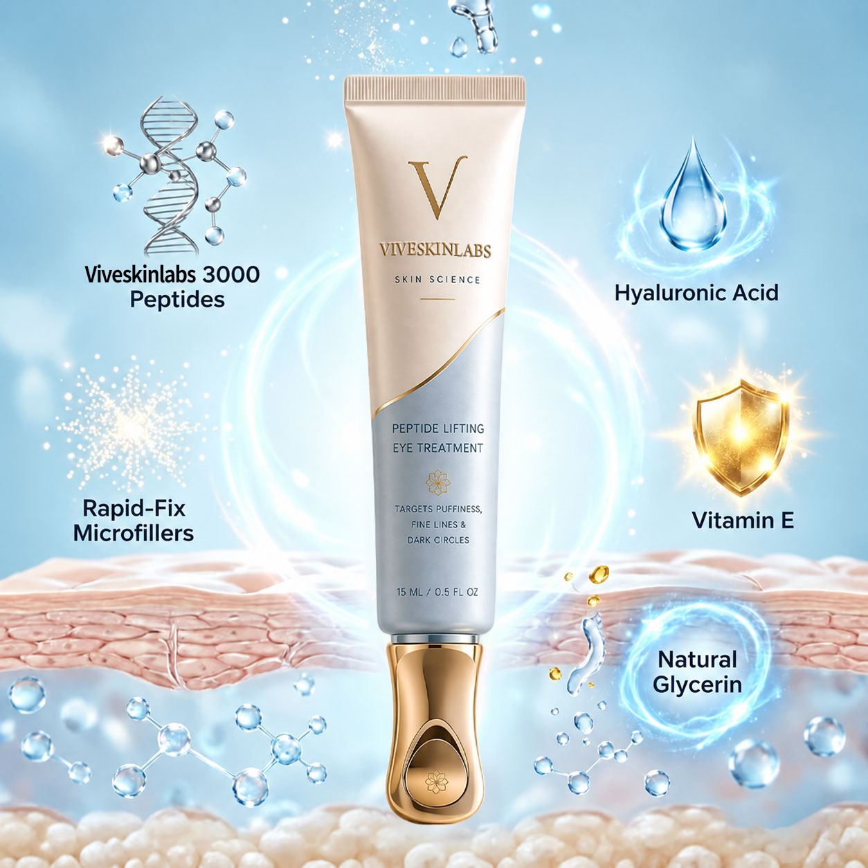 Viveskinlabs Instant Face Temporary Tightener – Instant visible results in 30 seconds