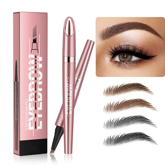 Last Day ✨ Buy 1 Get 1 Free – Waterproof Micro-Fork Eyebrow Pencil + Free Eyeliner & Mascara